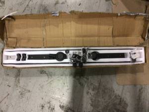 Boyel Living 6.6 ft.79 in. Black Sliding Barn Door Track and Hardware Kit with I-Shape Hanger For Single Door Customer Returns See Pictures&nbsp