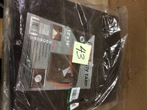 12 ft. x 16 ft. Heavy-Duty BrownSilver Reversible Poly 10 mil Tarp Customer Returns See Pictures&nbsp
