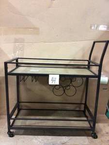 FirsTime &amp Co. Gardner Industrial Bar Cart Customer Returns See Pictures&nbsp