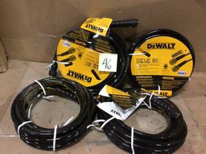 DEWALT 516 in. x 25 ft. 3700 psi ReplacementExtension Hose Customer Returns See Pictures&nbsp