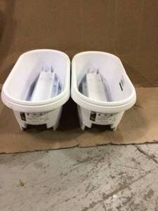 Bloem Deck Rail Planter 24 in.  Plastic Deck Rail Planter Customer Returns See Pictures&nbsp