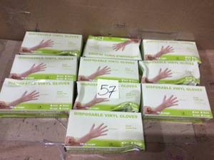 DISPOSABLE VINYL GLOVES Customer Returns See Pictures&nbsp