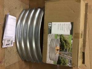 Infinity 36 in. x 13 in. Round Galvanized Steel Wood Fire Ring Customer Returns See Pictures&nbsp