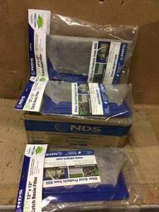 NDS 1200FFRTL Square Catch Basin Drain Filter, 12 in, Gray Customer Returns See Pictures&nbsp