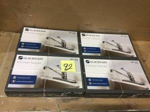 Glacier Bay Single-Handle Standard Kitchen Faucet in Chrome Customer Returns See Pictures&nbsp