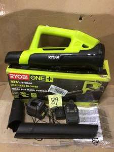 Ryobi 18V Leaf Blower battery and charger included see pictures