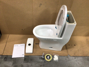 Sublime II 1-Piece 0.81.28 GPF Dual Flush Elongated Toilet in White by Swiss Madison