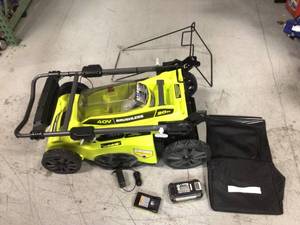 40V Brushless 20 in. Cordless Battery Walk Behind Push Lawn Mower with 6.0 Ah Battery and Charger by RYOBI