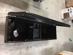 71.36 Matte Black Aluminum Full Size Crossbed Truck Tool Box by Husky