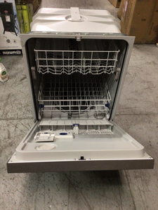 24 in. Monochromatic Stainless Steel Front Control Built-in Tall Tub Dishwasher with 1-Hour Wash Cycle, 55 dBA by Whirlpool