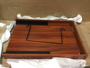 Andreas Walnut Folding Side Table Customer Returns See Pictures&nbsp