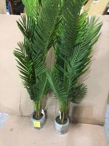Gilliam 5 ft. Green Artificial Palm Tree Customer Returns See Pictures&nbsp