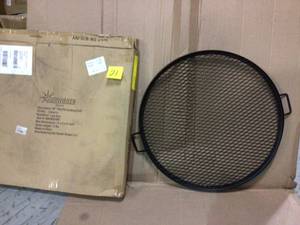 30 in. X-Marks Fire Pit Cooking Grill Grate Customer Returns See Pictures&nbsp