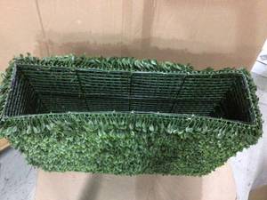 IndoorOutdoor 41 in. Boxwood Artificial Hedge Customer Returns See Pictures&nbsp