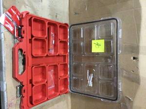 Milwaukee PACKOUT 11-Compartment Low-Profile Impact Resistant Portable Small Parts Organizer Customer Returns See Pictures&nbsp