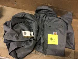 Carhartt Mens M Steel Nylon Rockford Jacket Customer Returns See Pictures&nbsp