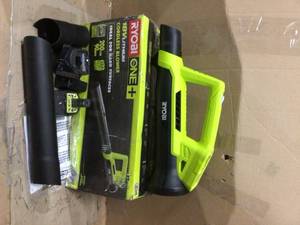 RYOBI ONE 18V 90 MPH 200 CFM Cordless Battery Leaf BlowerSweeper with 2.0 Ah Battery and Charger Customer Returns See Pictures&nbsp