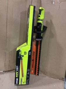 RYOBI 40V HP Brushless 26 in. Cordless Battery Hedge Trimmer (Tool Only) Customer Returns See Pictures&nbsp
