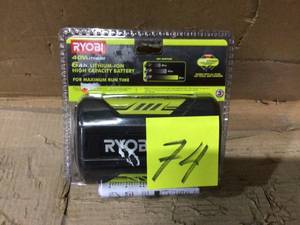 RYOBI 40V Lithium-Ion 6.0 Ah High Capacity Battery Customer Returns See Pictures&nbsp