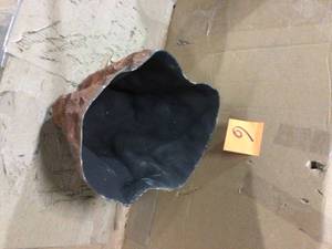 12 in. H x 20 in. W x 30 in. L Medium Fiberglass Fake Rock Landscaping, Rock Cover in River Brown Customer Returns See Pictures&nbsp