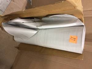 HUSKY 24 ft. x 100 ft. Clear 6 mil Plastic Sheeting Customer Returns See Pictures&nbsp