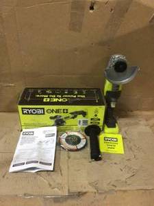 RYOBI ONE 18V Cordless 4-12 in. Angle Grinder (Tool-Only) Customer Returns See Pictures&nbsp