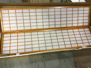 6 ft. Honey 6-Panel Room Divider Customer Returns See Pictures&nbsp