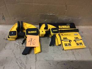 DEWALT Medium and Large Trigger Clamp Customer Returns See Pictures&nbsp