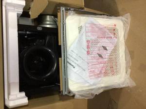 Panasonic WhisperChoice Pick-A-Flow 80110 CFM Ceiling Bathroom Exhaust Fan with Flex-Z Fast Bracket Customer Returns See Pictures&nbsp
