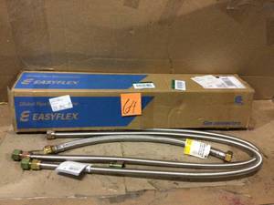 34 in. FIP x 34 in. FIP x 60 in. Stainless Steel Gas Connector (58 in. O.D.)- 93,200 BTU&nbsp&nbspCustomer Returns See Pictures&nbsp