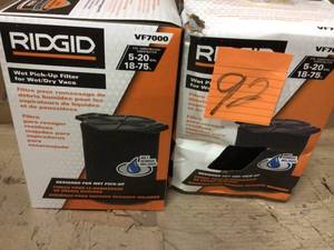 RIDGID Wet Application Foam Filter for Most 5 Gal. and Larger RIDGID WetDry Shop Vacuums&nbsp&nbspCustomer Returns See Pictures&nbsp