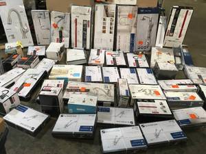 lot 17 image: Lot of assorted Faucets various Brands, Models and conditions see pictures