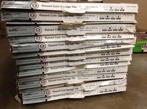 lot 11 image: Lot of assorted Traffic Master Garage Tiles see pictures