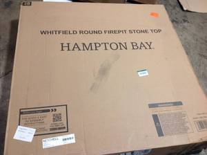 lot 30 image: Hampton Bay Whitfield  Outdoor Patio Round Fire Pit see pictures
