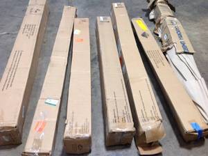 lot 43 image: Lot of assorted  Patio Umbrella various models and conditions see pictures