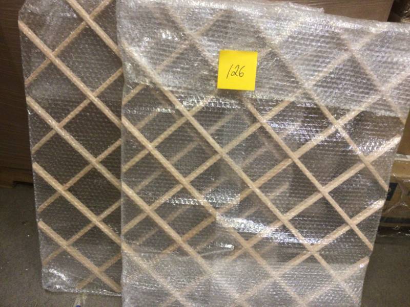 Trimmable wine rack lattice panel inserts hot sale