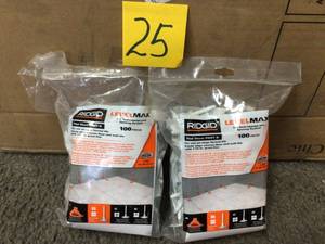 lot 25 image: Lot of 2 Bags Ridgid Flat Stem Part B New see pictures