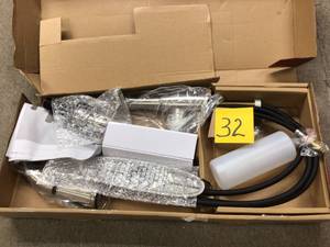 lot 32 image: Pfister Wheaton 1.8 GPM Pull-Down Kitchen Faucet with Escutcheon Plate and Soap Dispenser