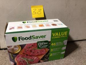 lot 38 image: Food Saver Combo Pack Bags see pictures