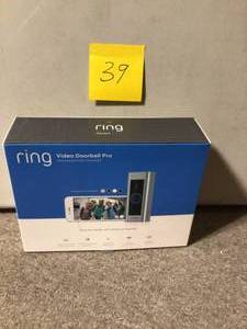 lot 39 image: ring Video Doorbell Pro open box customer returns see pictures