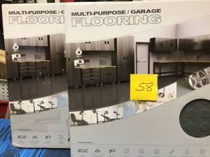 lot 58 image: Multipurpose Garage Flooring see pictures