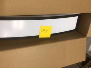 lot 120 image: Woodbury 24.5 in. Matte Black LED Vanity Light Bar by Hampton Bay