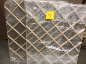 lot 126 image: 18-Bottle Trimmable Wine Rack Lattice Panel Inserts in Unfinished Solid North American Hard Maple by American Pro Decor