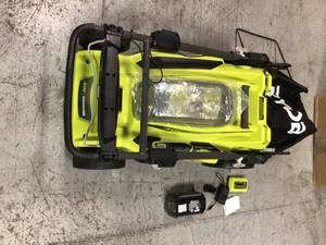 lot 202 image: 40V Brushless 20 in. Cordless Battery Walk Behind Push Lawn Mower with 6.0 Ah Battery and Charger by RYOBI