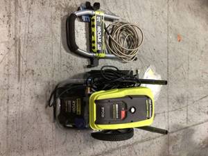 lot 203 image: Ryobi 2300 PSI 1.2 GPM Brushless Eectrical Pressure Washer Customer Returns See Pictures