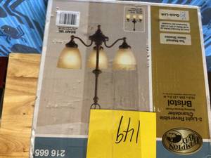 lot 149 image: 3-Light Reversible Chandelier Bristol