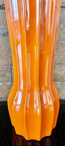 lot 10 image: Decorative Orange Vase