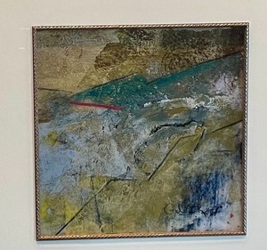lot 13 image: Three Framed Abstract Print