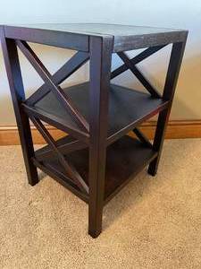 lot 62 image: Wooden Accent Table