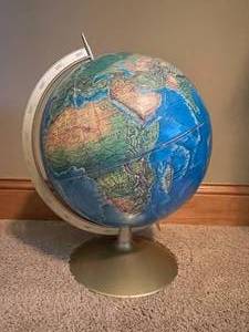 lot 71 image: Rand McNally Globe